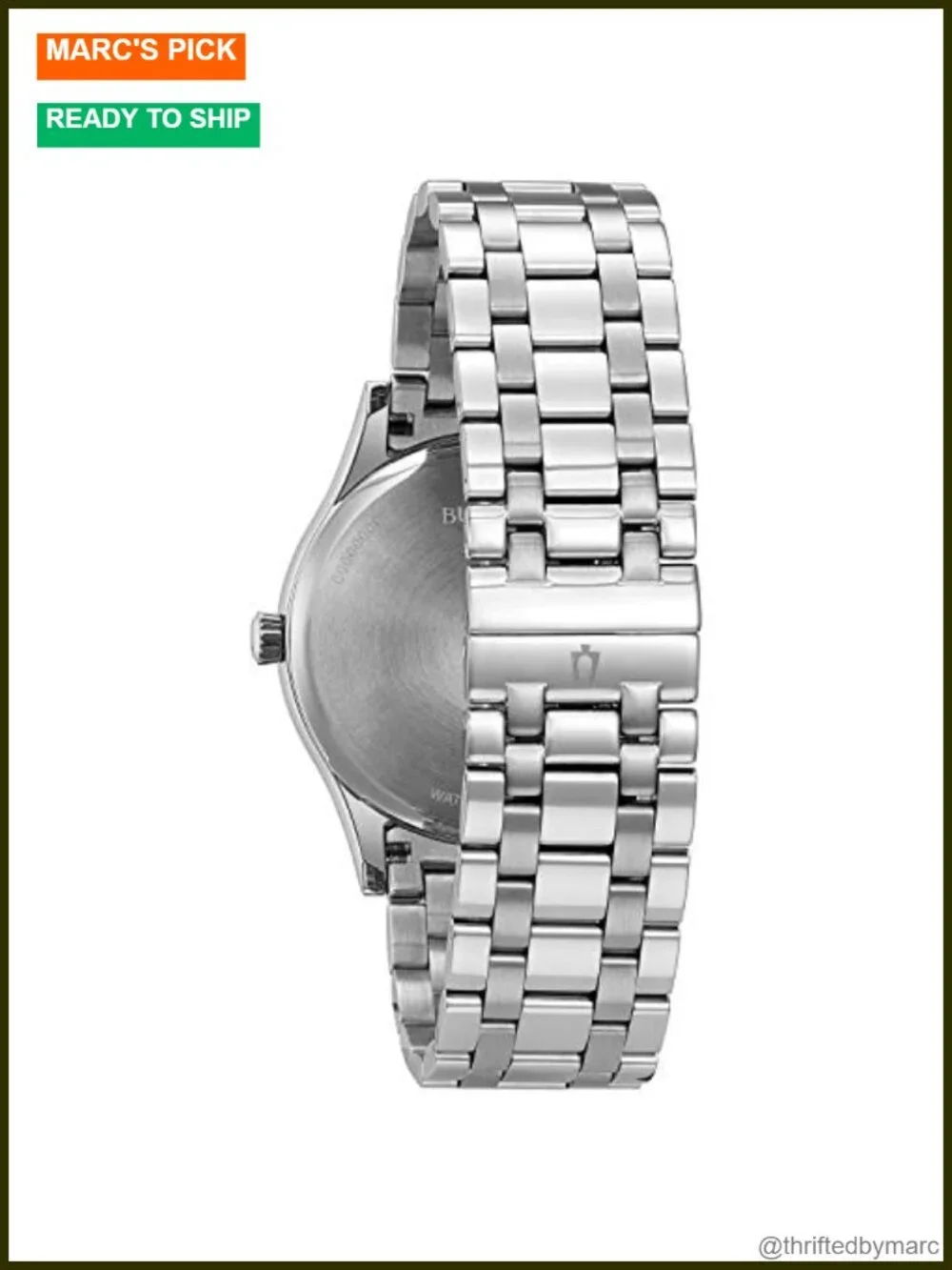 Men's Classic Stainless Steel Quartz Watch with Date Calendar and Roman Numeral